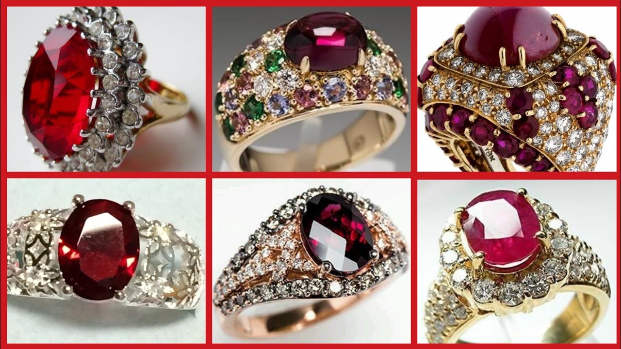 Most Exotic And Expensive Diamond And Ruby Rings For Engagement//Ruby