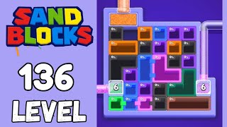 Sand Blocks Level 136 Walkthrough Solution