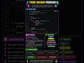prime number program in few seconds 😮#prime #number #programmer #seconds #codingtips #techno