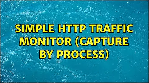 Simple http traffic monitor (capture by process) (2 Solutions!!)