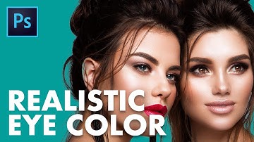 CHANGE EYE COLOR in Photoshop