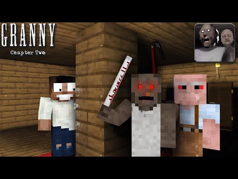 Minecraft, Escape From Granny House Chapter 2 || Minecraft Mods || Minecraft gameplay