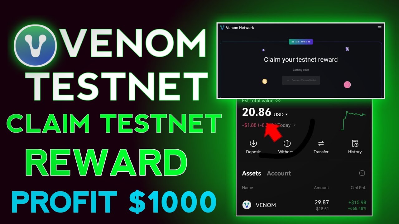 Venom Network New Update || $1000+ CLAIM TESTNET REWARD || Guide Step By Step 