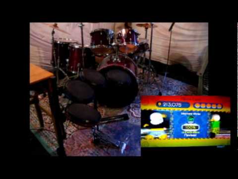 Ben - Aliens Exist - Rock Band Expert Drums & Real Drum Cover