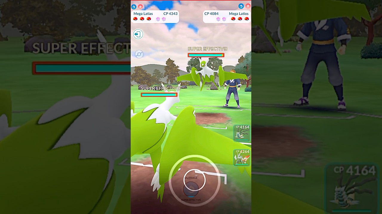 ✨️Mega Latias VS✨️Mega Latios PVP Battle in Pokémon GO