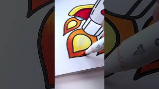 Spaceship 100 Bold Easy Coloring Book by Jade Summer