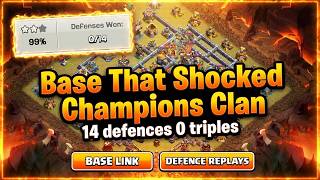 💪 14 Defence Wins In A Row! 😱 Titan League TH18 War Base Remained UNDEFEATED (Replays + Link) screenshot 4
