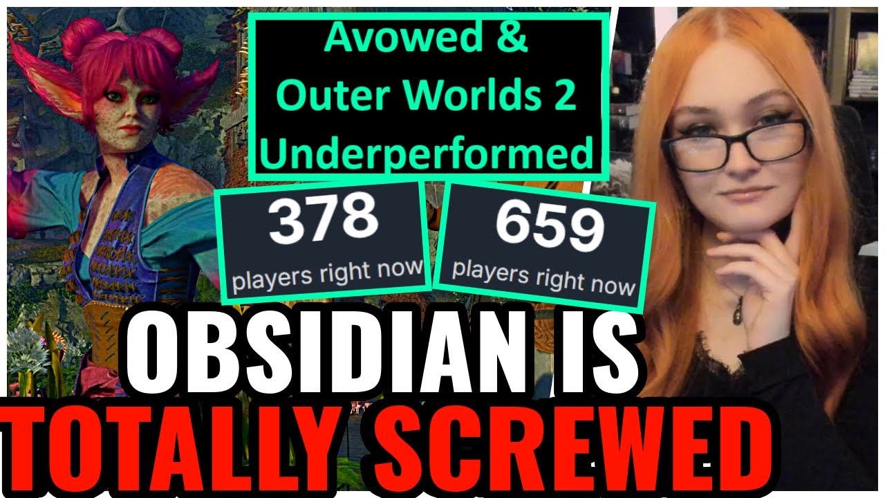 Obsidian Is SCREWED, Avowed & Outer Worlds 2 Severely Underperformed! Gamers REJECTED Woke Slop