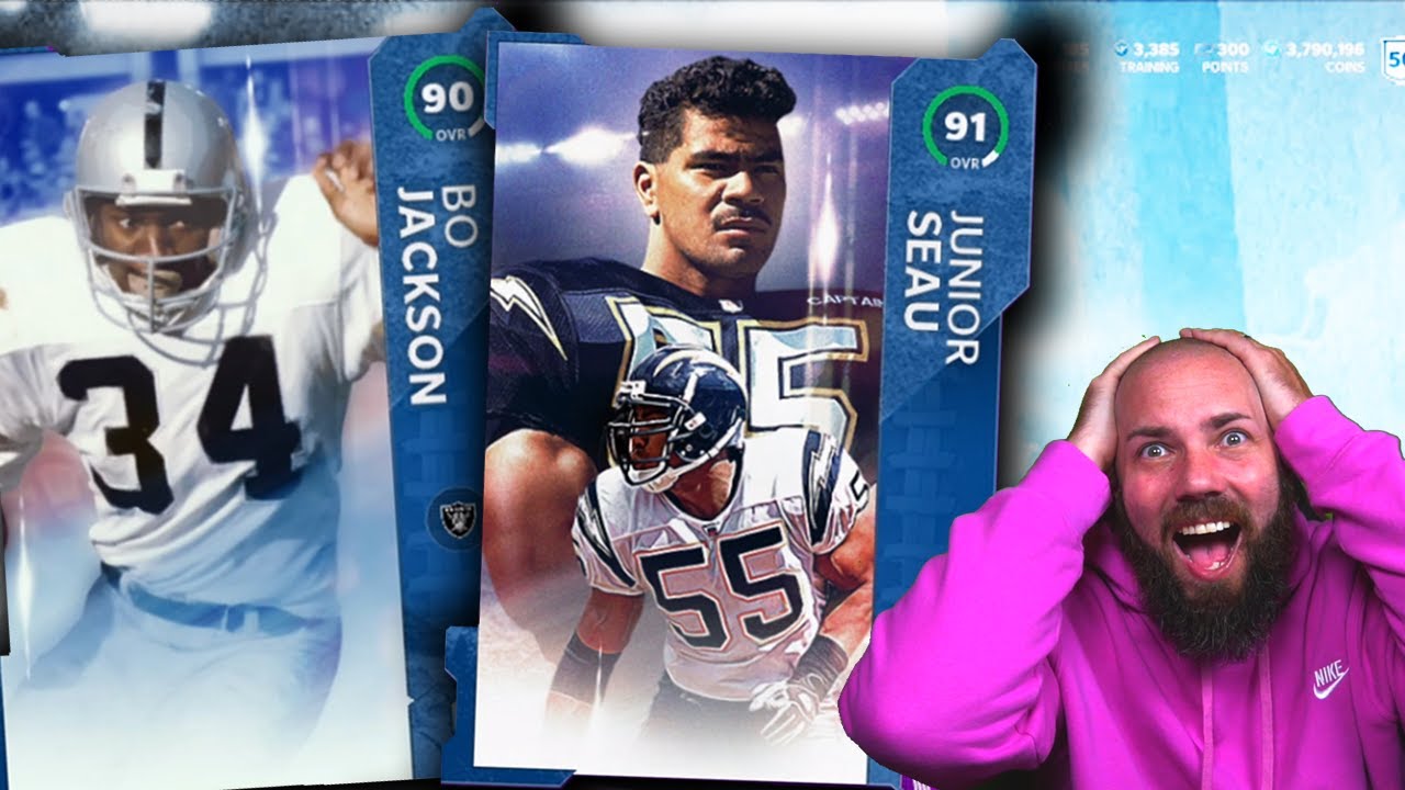 BO JACKSON AND JUNIOR SEAU LEGENDS REVEAL! [MADDEN 21]