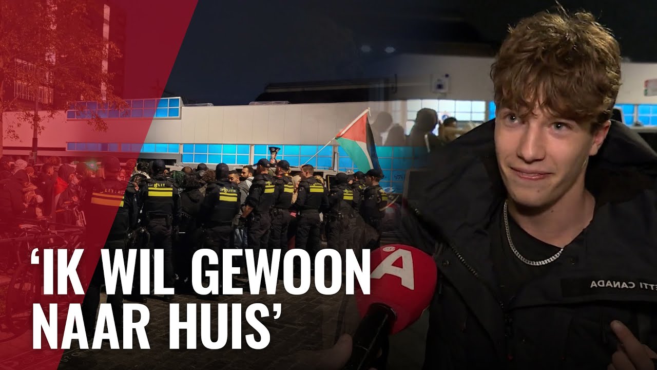 Pro-Palestijnse activisten blokkeren spoor Centraal Station