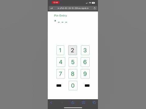 Traditional 4 Digit Pin Entry - YouTube