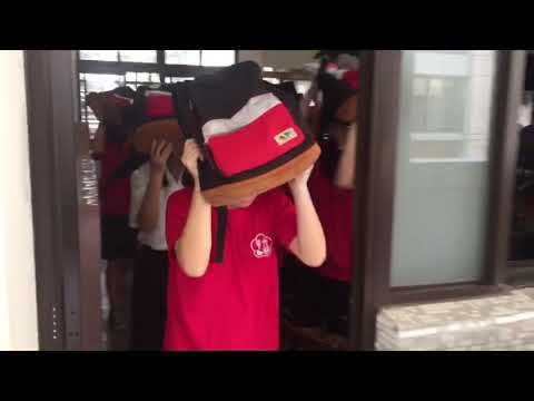 文華高中國家防災日演練影片紀錄