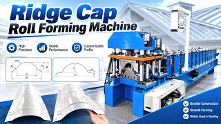 Information Automatic Ridge Cap Roll Forming Machine for Metal Roofing Ridge Caps News
