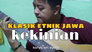 gitar klasik etnik jawa modern