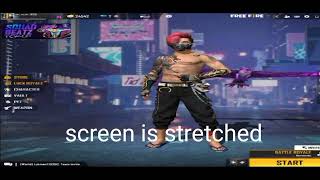How to do stretch screen in your phone free fire
