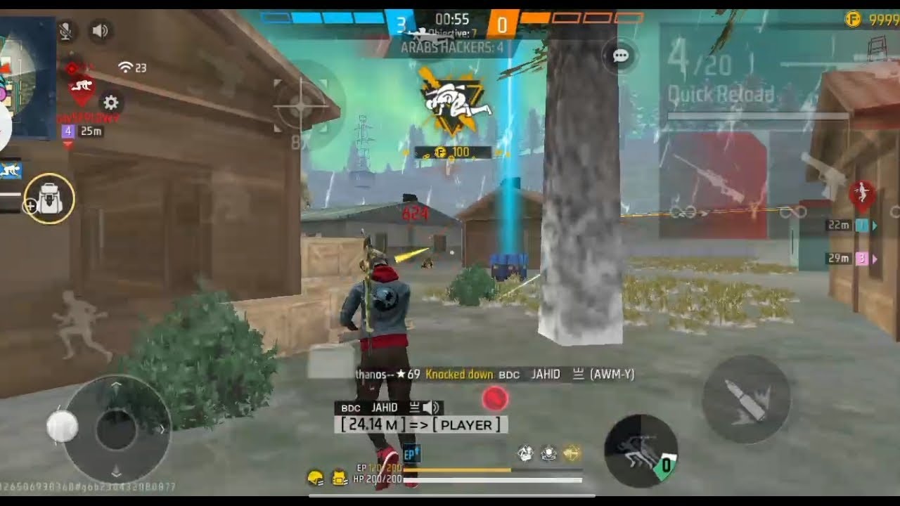 free fire hack gameplay - YouTube