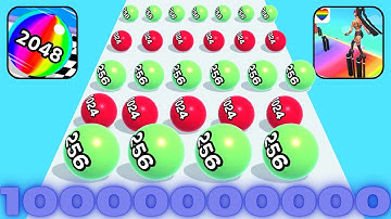 Satisfying Mobile Game Max Gameplay :Number Master,Canvas Run,Ball Run 2048