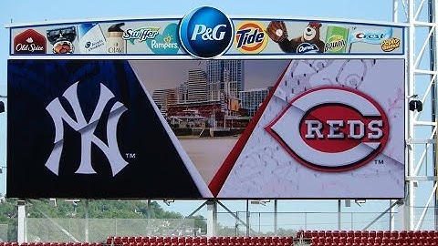 New York Yankees vs Cincinnati Reds Starting Lineups 5/08/2017 @ Great American Ballpark