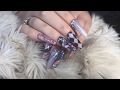 Crazy Acrylic Design Nails