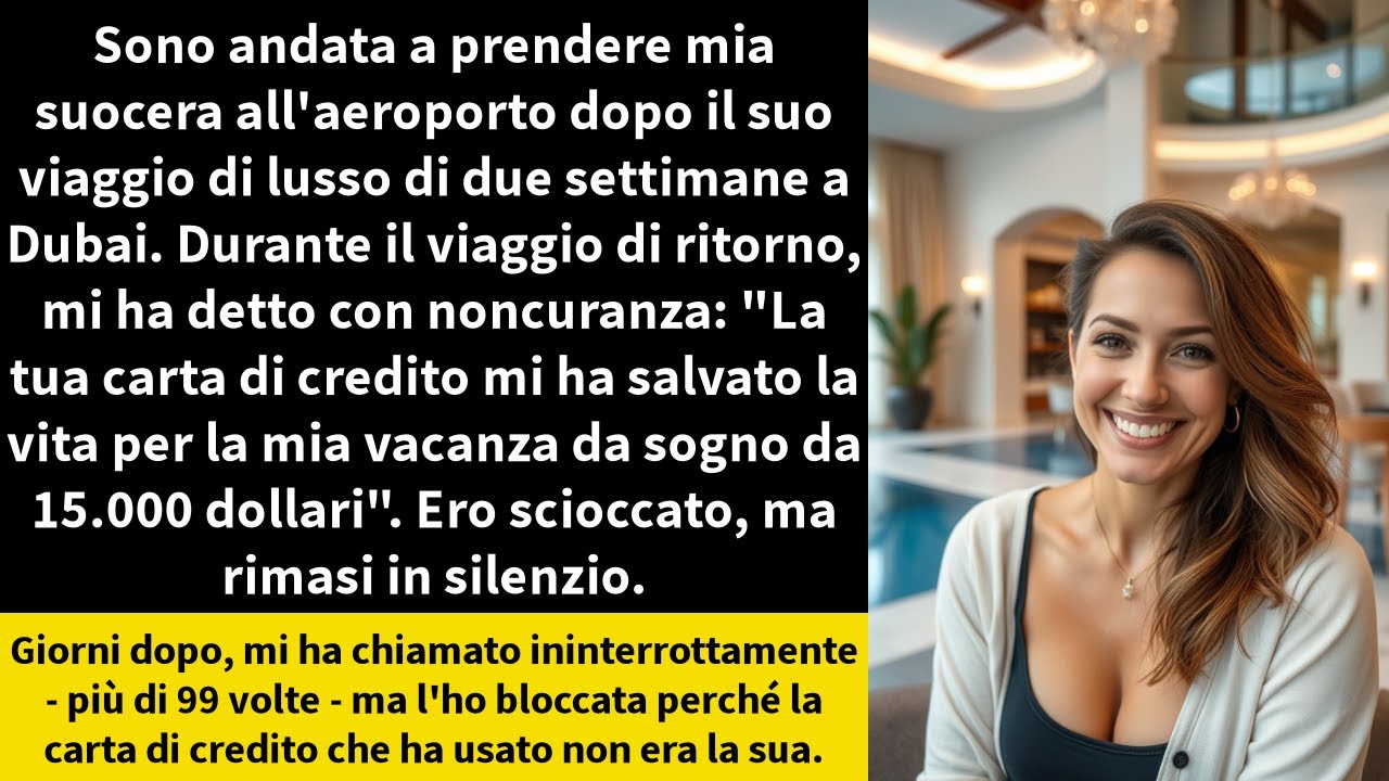 Il telefono squillò proprio mentre posavo la valigia in corridoio, di ritorno da una settimana di lavoro all'estero. Non era il profumo di casa ad accogliermi, ma la voce di mia suocera Grace, con...