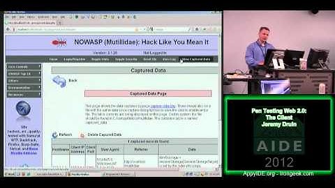 Pen Testing Web 2.0 The Client -Jeremy Druin