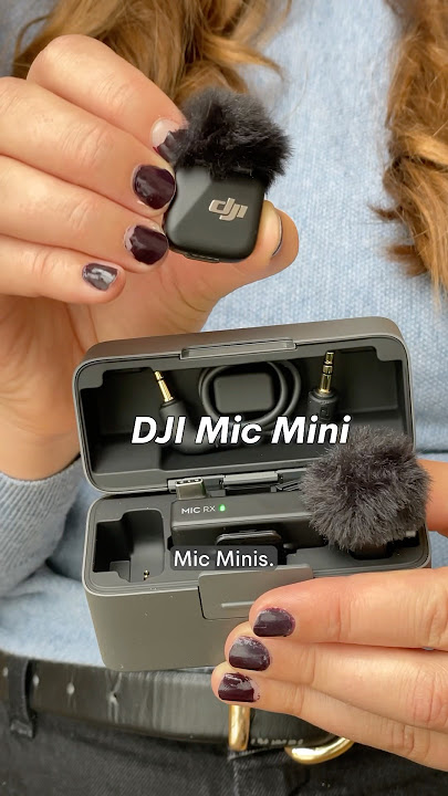 The BEST wireless microphone for content creators?! Meet the DJI Mic Mini #djimicmini #wirelessmic