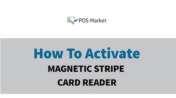 How To Activate Magnetic Stripe Card Reader
