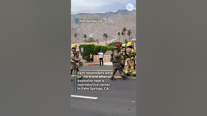 Explosion near Palm Springs fertility clinic rattles area #Shorts