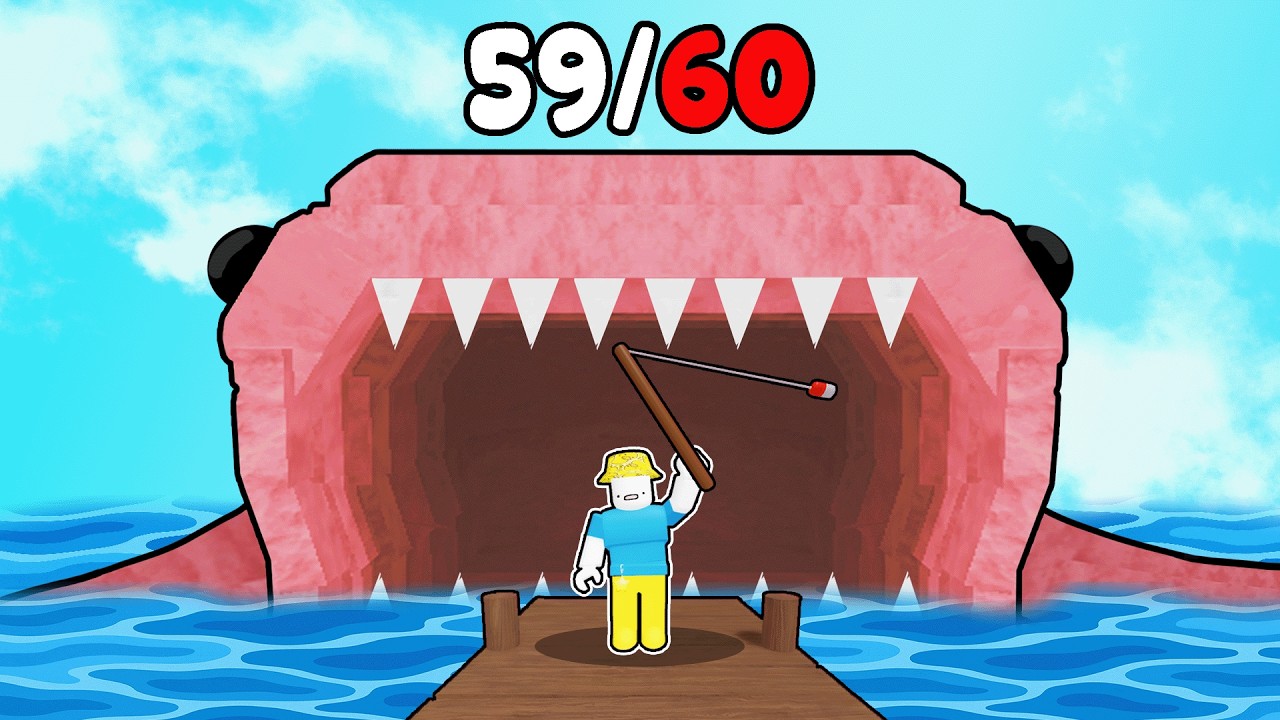 catching the BIGGEST FISH in Roblox my fishing pier...