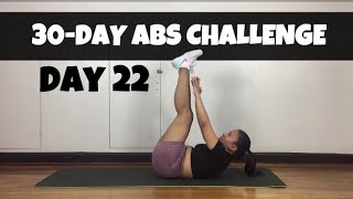 Day 22 of 30 DAY ABS CHALLENGE | Home Workout Routine