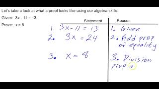 U2L9 Two Column Proofs