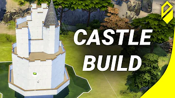 Building a Castle for Deligracy to furnish in The Sims 4 (Build Swap)