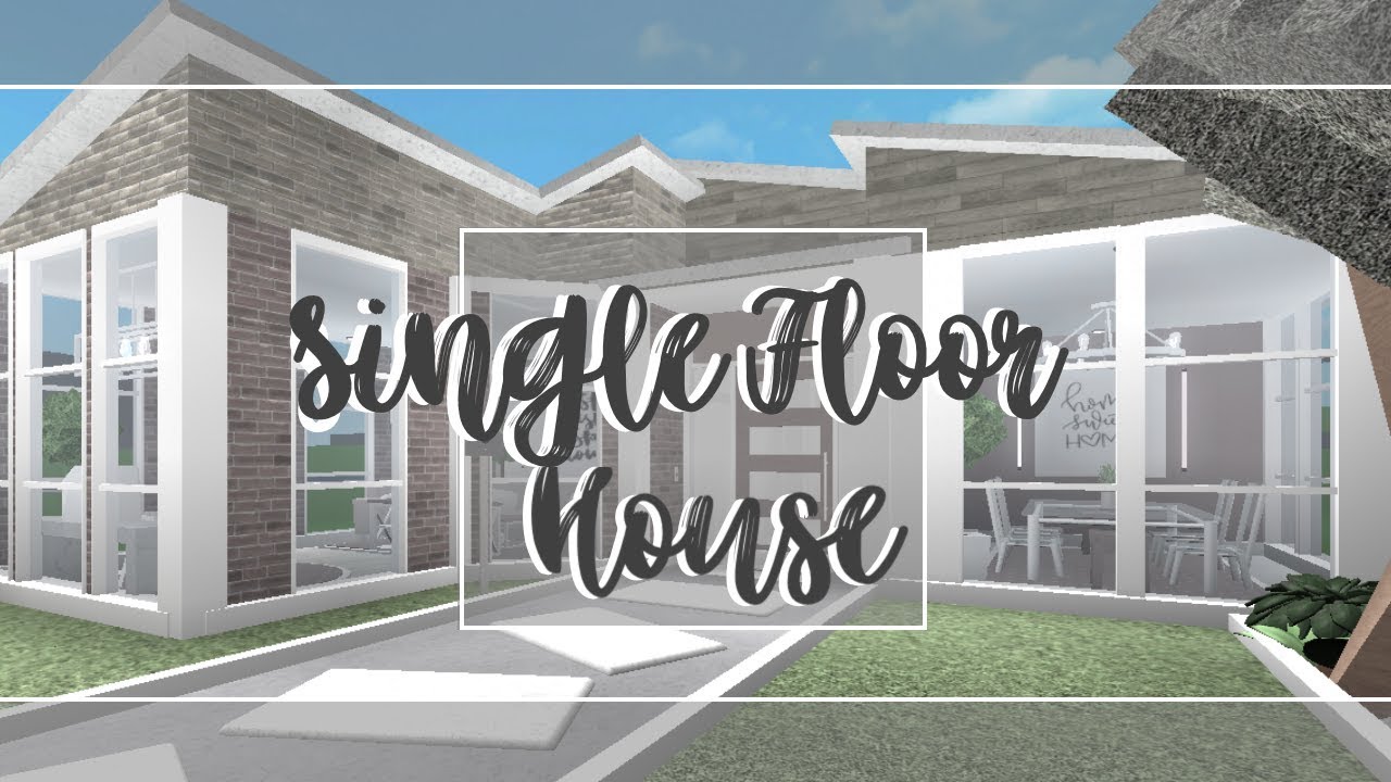 Single Floor Family House 49 K Bloxburg Youtube