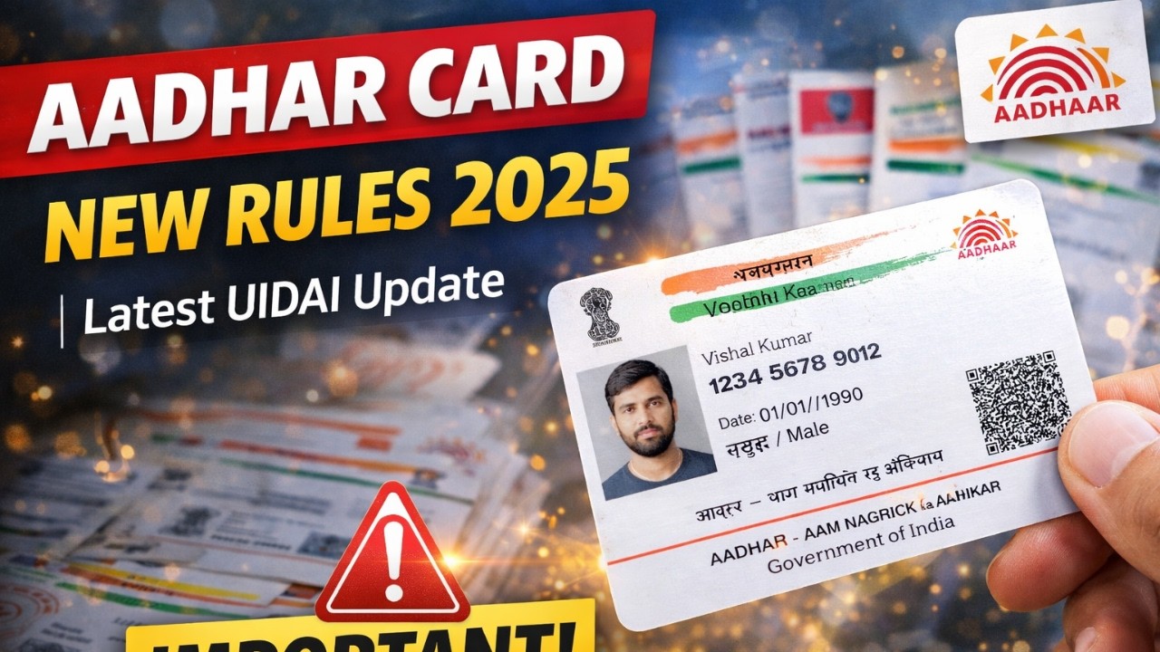 Aadhar Card New Rules 2025 | Latest UIDAI Update - YouTube