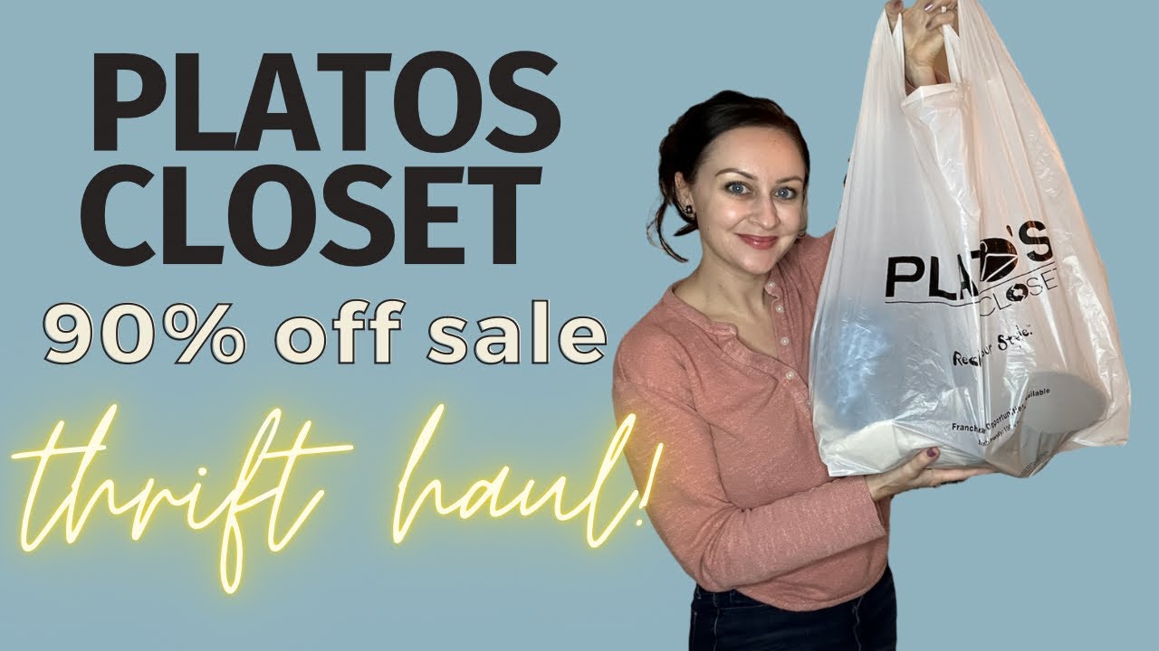 Plato’s Closet 90 Off Sale Thrift Haul to Resell for Profit on