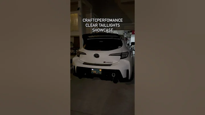 GR Corolla Clear Sequential Taillights from CraftcPerformance! 🤩🔥#toyota #lights #aftermarket #fyp