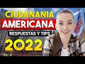 🔴 APRUEBA TU  EXAMEN DE CIUDADANÍA AMERICANA 2022 📝| EN INGLÉS Y ESPAÑOL RESPUESTAS FÁCILES ✅