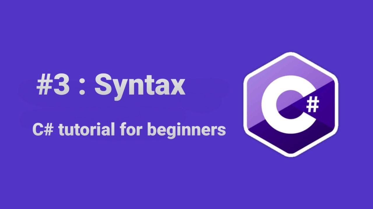 😀C# tutorial for beginners - Syntax - YouTube