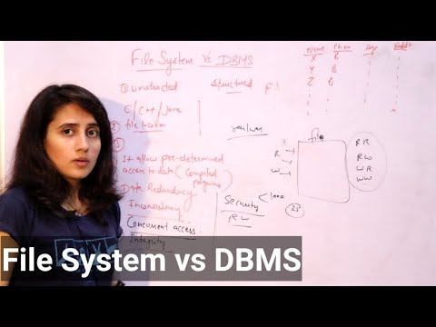 Video: Forskellen Mellem DBMS Og Filsystem