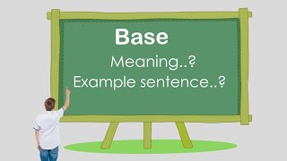 Base meaning in Urdu | Base with sentence example | How to pronounce Base