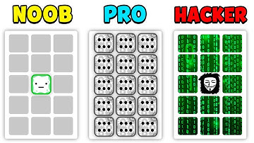 NOOB vs PRO vs HACKER - Random Dice: PvP Defense