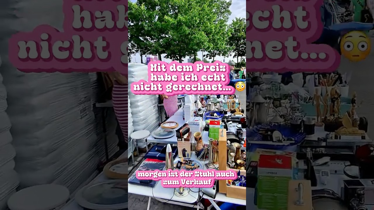 Mit dem Preis habe ich echt nicht gerechnet… 