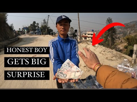Honest Young Boy in Nepal gets REWARDED🇳🇵 💵