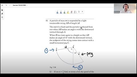 Leaving Certificate Applied Mathematics Circular Motion & Conservation of Energy Question