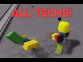 Every single saitama tech from easy to hard roblox strongest battlegrounds roblox