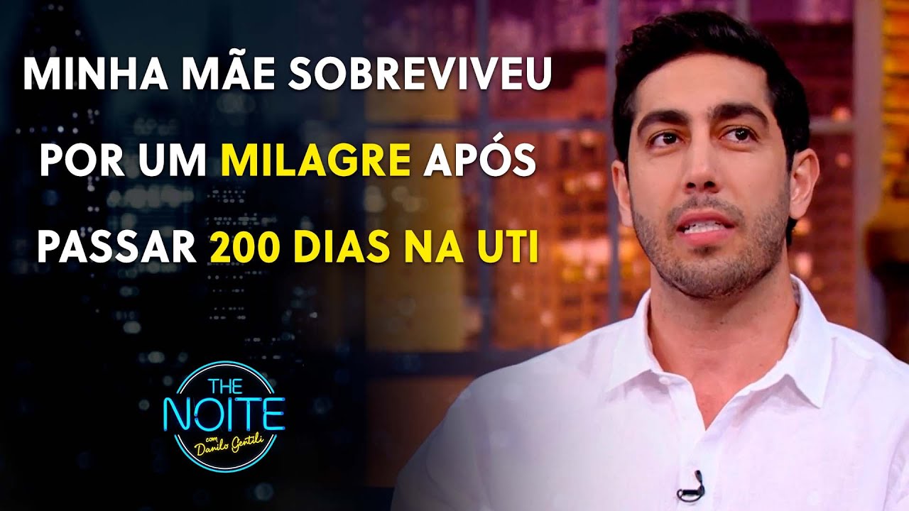 Jonathan Nemer relembra situação dramática que viveu ao lado da mãe Sara Nemer The Noite