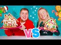 ПРЯНИЧНЫЕ ДОМИКИ ЧЕЛЛЕНДЖ 🏠 Строим Gingerbread House Challenge Чей Круче?!