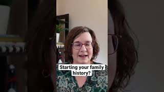 Getting started with your family tree?