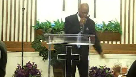 Elder Eric Mcdonald singing "My Soul has been Anch...