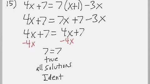 Math 119 : 2.1 #15, #16 (Intermediate Algebra Tutorial : Solving Linear Equations)